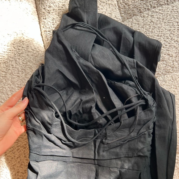 Zara Linen Blend Dress - Picture 4 of 5